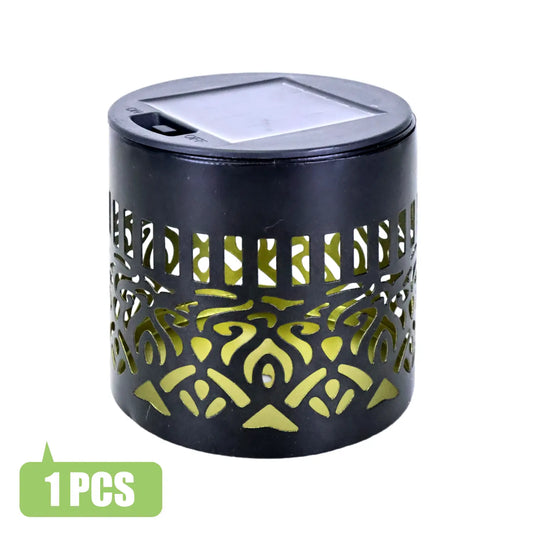 1 Pack Mandala Solar Wall Lights, IP65 Waterproof Outdoor Decorative Lights for Garden, Fence, Patio, Holiday Decoration