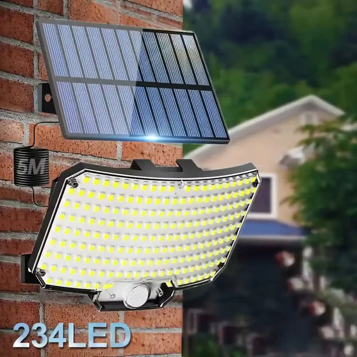 234 LED Solar Street Light — IP65, Motion Sensor, Dusk to Dawn
