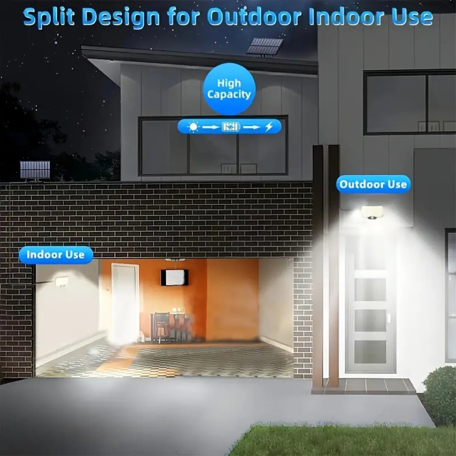 234 LED Solar Street Light — IP65, Motion Sensor, Dusk to Dawn