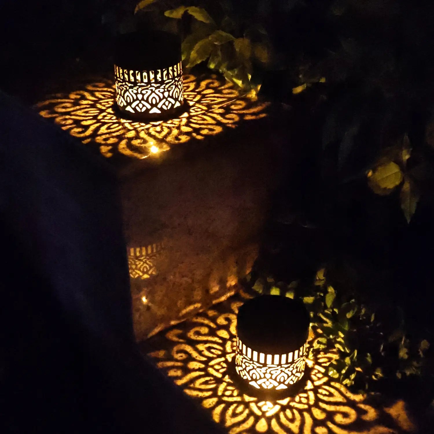 1 Pack Mandala Solar Wall Lights, IP65 Waterproof Outdoor Decorative Lights for Garden, Fence, Patio, Holiday Decoration