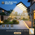 1 Pack 288 LED Solar Street Light, IP65 Waterproof, Motion Sensor, Dusk to Dawn, High Brightness Commercial & Yard Security Light for Outdoor Garden, Patio, Pathway