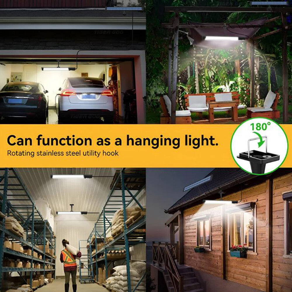 1pc-158LED Solar Street Light, 15-20m Motion Sensor, IP65 Waterproof Outdoor Light with Remote