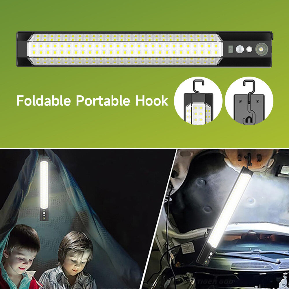 1pc-158LED Solar Street Light, 15-20m Motion Sensor, IP65 Waterproof Outdoor Light with Remote